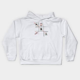 Vanlife Tic Tac Toe Kids Hoodie